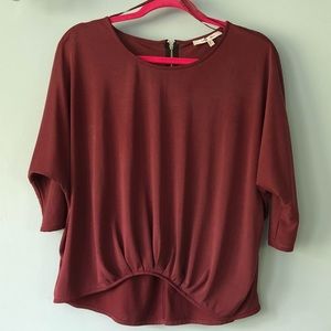 Naked Zebra 3/4 Sleeve Top